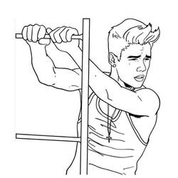 Justin Bieber (Famous people) coloring page #172874 to print and color