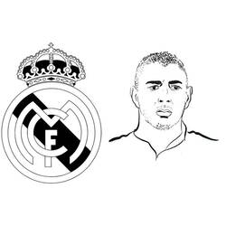 Coloring pages: Karim Benzema - Free Printable Coloring Pages