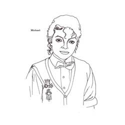 Coloring pages: Michael Jackson - Free Printable Coloring Pages