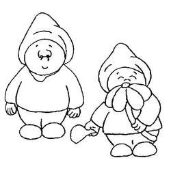 Coloring pages: Gnome - Free Printable Coloring Pages