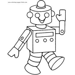 Coloring page: Robot (Fantasy and Adventure Characters) #106564 - Free Printable Coloring Pages