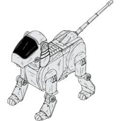 Coloring page: Robot (Fantasy and Adventure Characters) #106633 - Free Printable Coloring Pages
