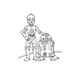 Coloring page: Robot (Fantasy and Adventure Characters) #106658 - Free Printable Coloring Pages