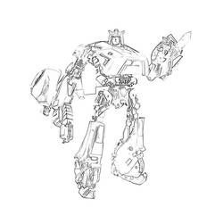 Coloring page: Robot (Fantasy and Adventure Characters) #106760 - Free Printable Coloring Pages