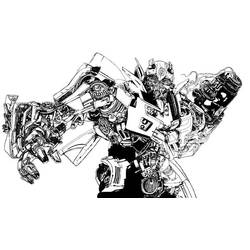 Coloring page: Robot (Fantasy and Adventure Characters) #106834 - Free Printable Coloring Pages