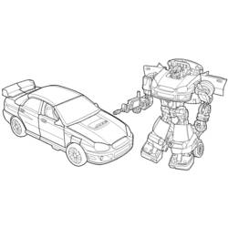Coloring page: Robot (Fantasy and Adventure Characters) #106892 - Free Printable Coloring Pages
