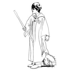 Coloring page: Wizard (Fantasy and Adventure Characters) #107901 - Free Printable Coloring Pages