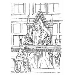 Coloring page: Wizard (Fantasy and Adventure Characters) #107974 - Free Printable Coloring Pages