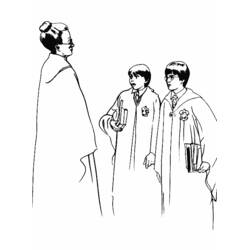 Coloring page: Wizard (Fantasy and Adventure Characters) #108004 - Free Printable Coloring Pages