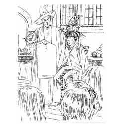 Coloring page: Wizard (Fantasy and Adventure Characters) #108028 - Free Printable Coloring Pages