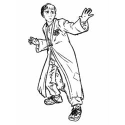 Coloring page: Wizard (Fantasy and Adventure Characters) #108121 - Free Printable Coloring Pages