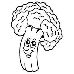 Coloring pages: Broccoli - Free Printable Coloring Pages