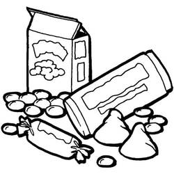 Candy (Food and Nutrition) coloring page #190830 to print and color