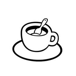 Coloring pages: Coffee - Free Printable Coloring Pages