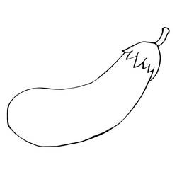 Coloring pages: Eggplant - Free Printable Coloring Pages