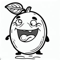 Coloring pages: Lemon - Free Printable Coloring Pages