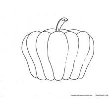 Pumpkin (Food and Nutrition) coloring page #166985 to print and color