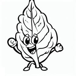 Coloring pages: Spinach - Free Printable Coloring Pages