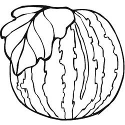 Coloring pages: Watermelon - Free Printable Coloring Pages