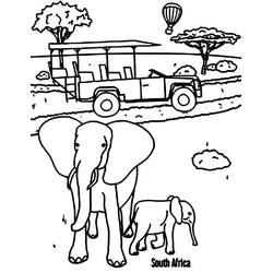 Coloring pages: Africa - Free Printable Coloring Pages