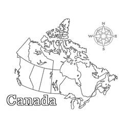 Coloring page: Canada (Geography and Places) #183827 - Free Printable Coloring Pages