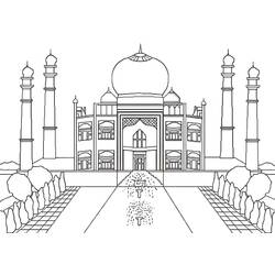 Coloring page: India (Geography and Places) #183989 - Free Printable Coloring Pages