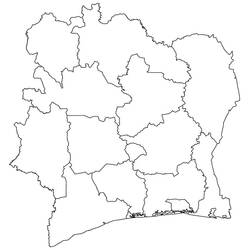 Coloring pages: Ivory Coast - Free Printable Coloring Pages
