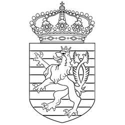 Coloring pages: Luxembourg - Free Printable Coloring Pages