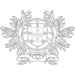 Coloring pages: Portugal - Free Printable Coloring Pages