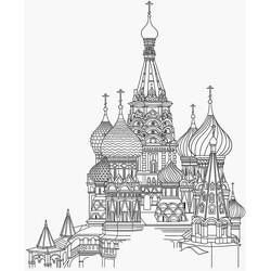 Coloring page: Russia (Geography and Places) #192565 - Free Printable Coloring Pages