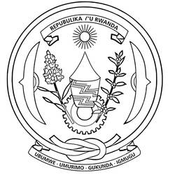 Coloring pages: Rwanda - Free Printable Coloring Pages