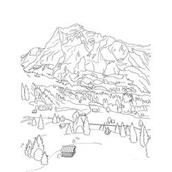 Coloring pages: Switzerland - Free Printable Coloring Pages