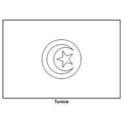 Tunisia - Free printable coloring pages