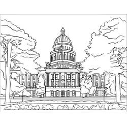 Coloring page: United States (USA) (Geography and Places) #193279 - Free Printable Coloring Pages