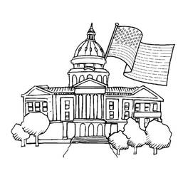 Coloring page: United States (USA) (Geography and Places) #193289 - Free Printable Coloring Pages