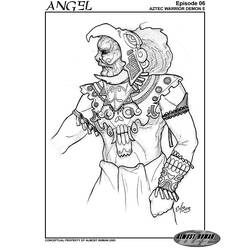 Coloring page: Aztec Mythology (Gods and Goddesses) #111654 - Free Printable Coloring Pages