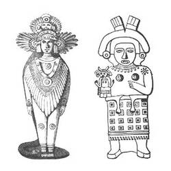 Coloring page: Aztec Mythology (Gods and Goddesses) #111655 - Free Printable Coloring Pages