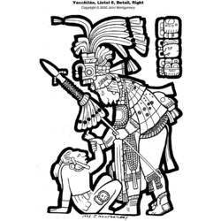 Coloring page: Aztec Mythology (Gods and Goddesses) #111662 - Free Printable Coloring Pages