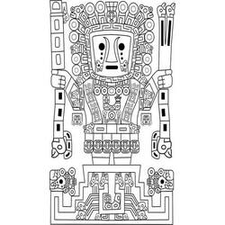 Coloring page: Aztec Mythology (Gods and Goddesses) #111776 - Printable coloring pages