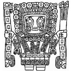 Coloring page: Aztec Mythology (Gods and Goddesses) #111855 - Free Printable Coloring Pages