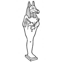 Coloring page: Egyptian Mythology (Gods and Goddesses) #111154 - Free Printable Coloring Pages