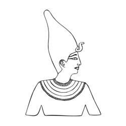 Coloring page: Egyptian Mythology (Gods and Goddesses) #111199 - Free Printable Coloring Pages