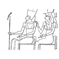 Coloring page: Egyptian Mythology (Gods and Goddesses) #111223 - Free Printable Coloring Pages