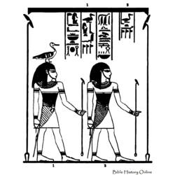 Coloring page: Egyptian Mythology (Gods and Goddesses) #111235 - Free Printable Coloring Pages
