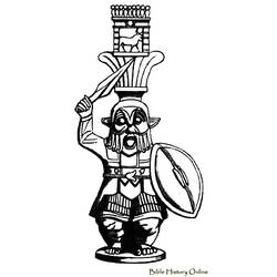 Coloring page: Egyptian Mythology (Gods and Goddesses) #111236 - Free Printable Coloring Pages