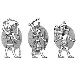 Coloring page: Egyptian Mythology (Gods and Goddesses) #111285 - Free Printable Coloring Pages