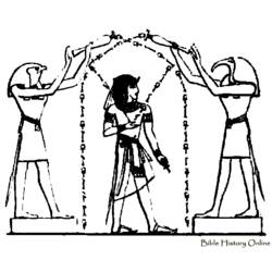 Coloring page: Egyptian Mythology (Gods and Goddesses) #111296 - Free Printable Coloring Pages