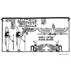 Coloring page: Egyptian Mythology (Gods and Goddesses) #111335 - Free Printable Coloring Pages