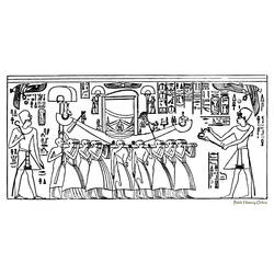 Coloring page: Egyptian Mythology (Gods and Goddesses) #111367 - Free Printable Coloring Pages