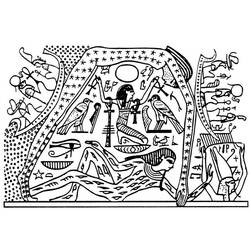 Coloring page: Egyptian Mythology (Gods and Goddesses) #111378 - Free Printable Coloring Pages